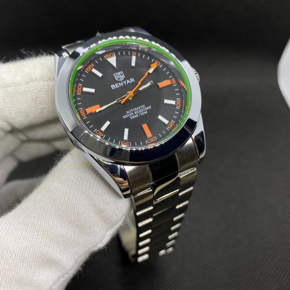 LAST STOCKS  Men's Automatic Mechanical 50M Waterproof Milgauss Design Watch - Picture 4 of 7